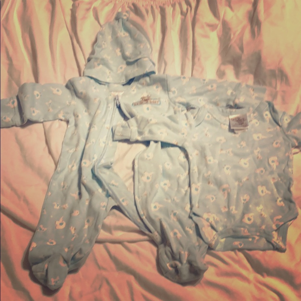 Sleep sack with long sleeve shirt and hat